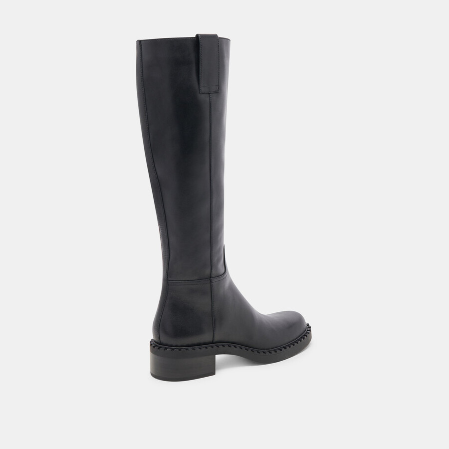 glory h2o stiefel aus schwarzem leder