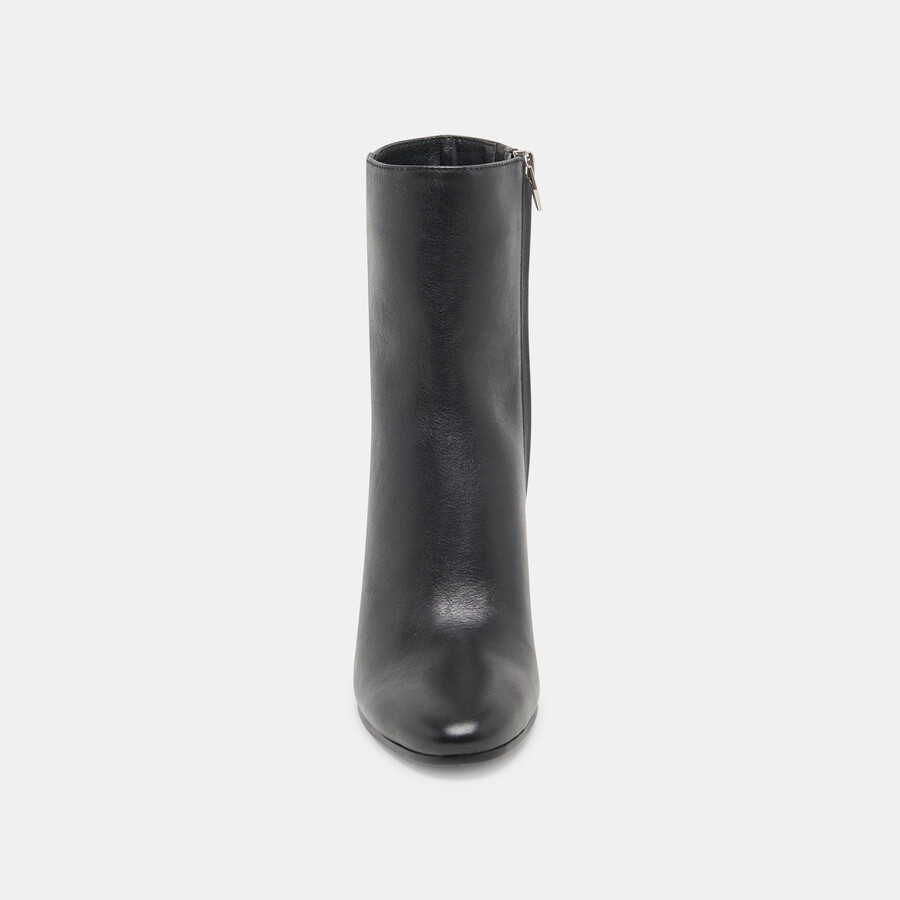 suzy stiefeletten aus schwarzem leder