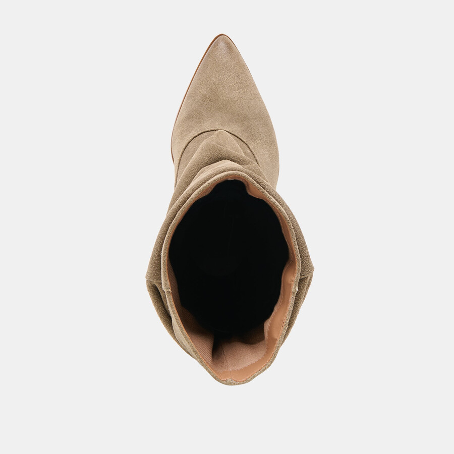 talina boots olive suede