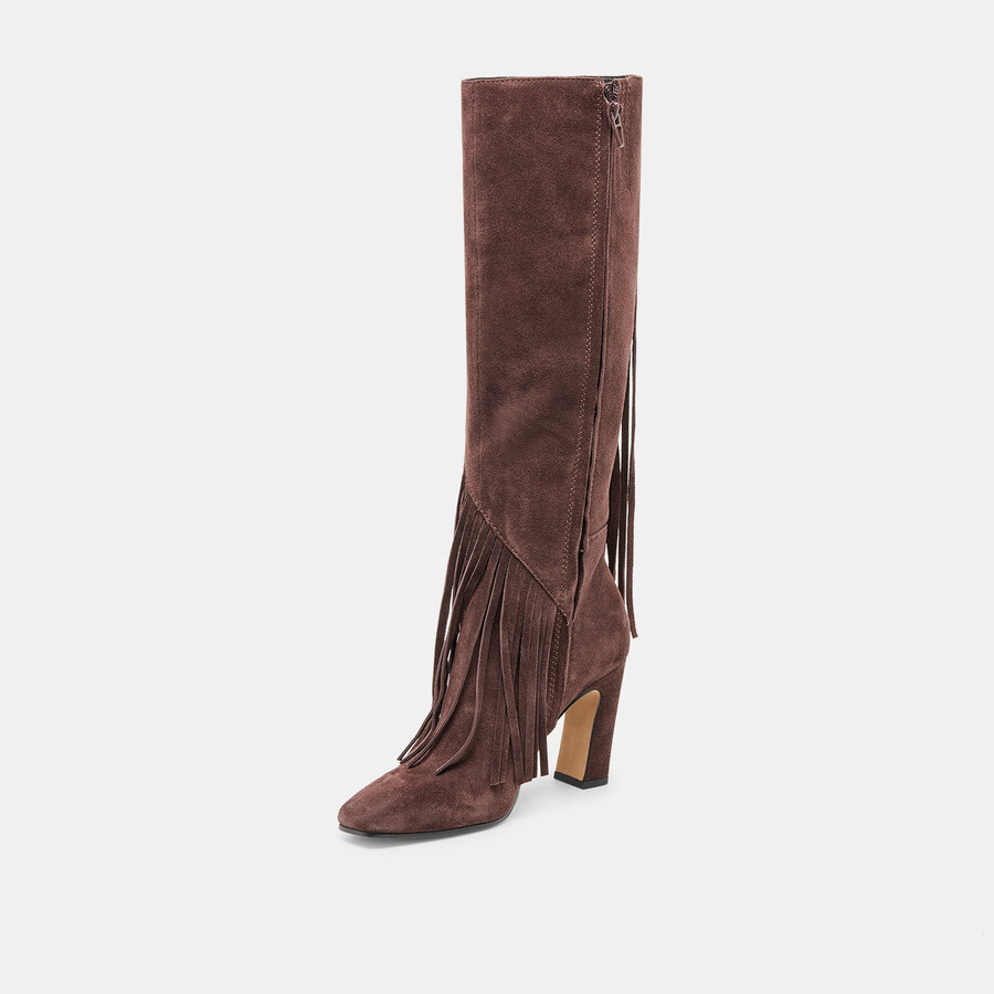 giano boots mahagoni-wildleder