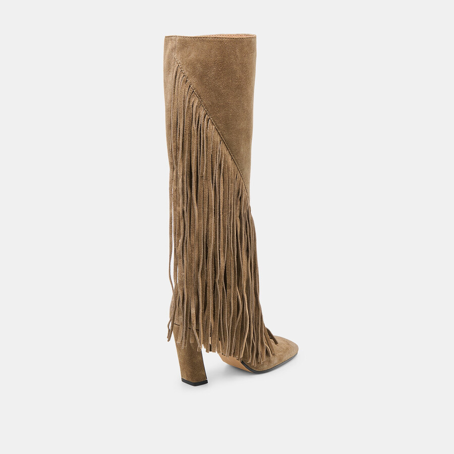giano boots olive suede