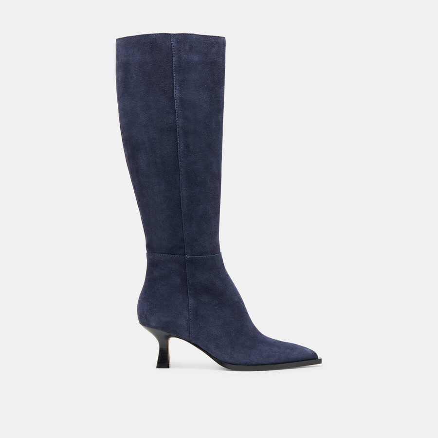 auggie boots navy wildleder