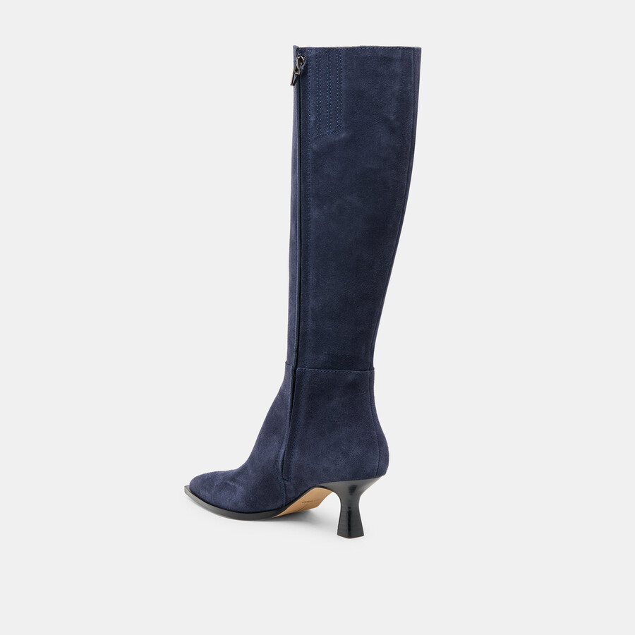 auggie boots navy wildleder