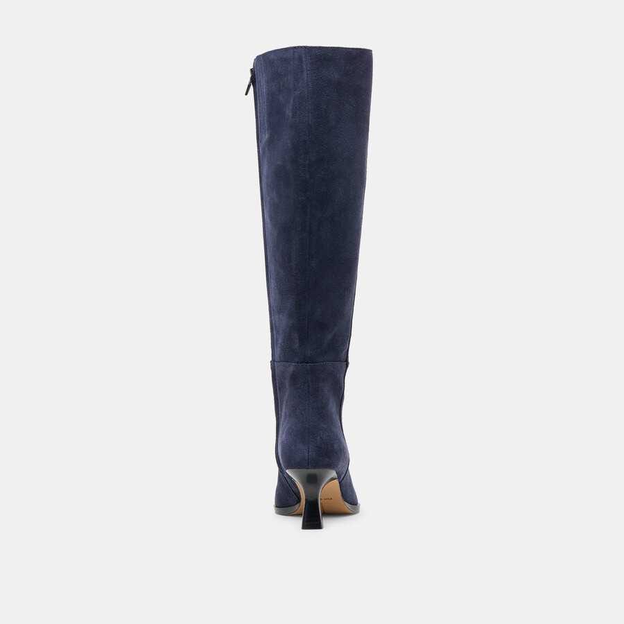 auggie boots navy wildleder