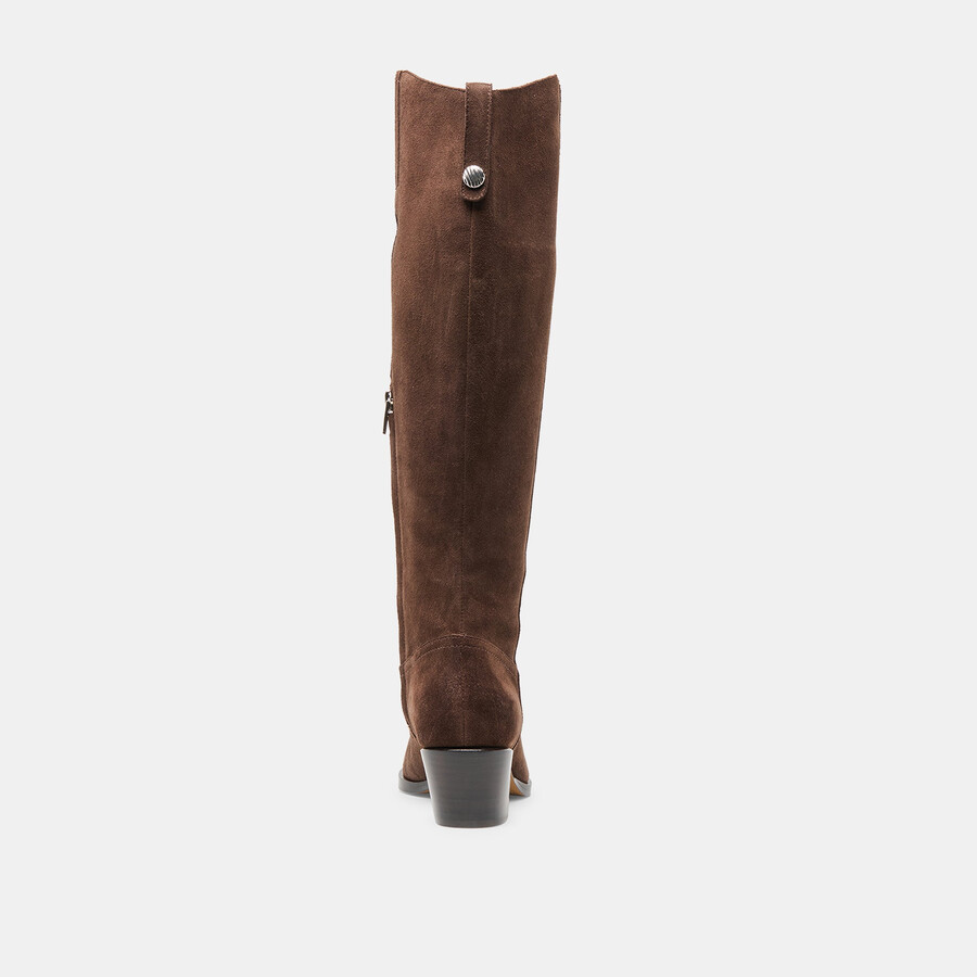 virona h2o boots dunkelbraunes wildleder