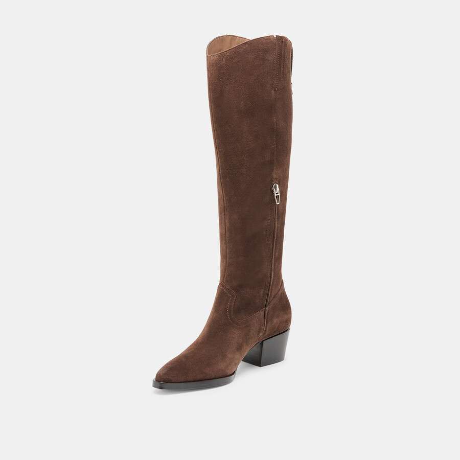 virona h2o boots dunkelbraunes wildleder