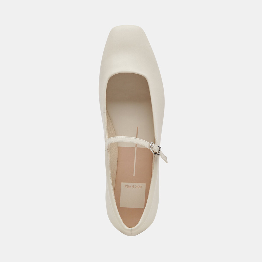reyes weite ballerinas elfenbeinleder