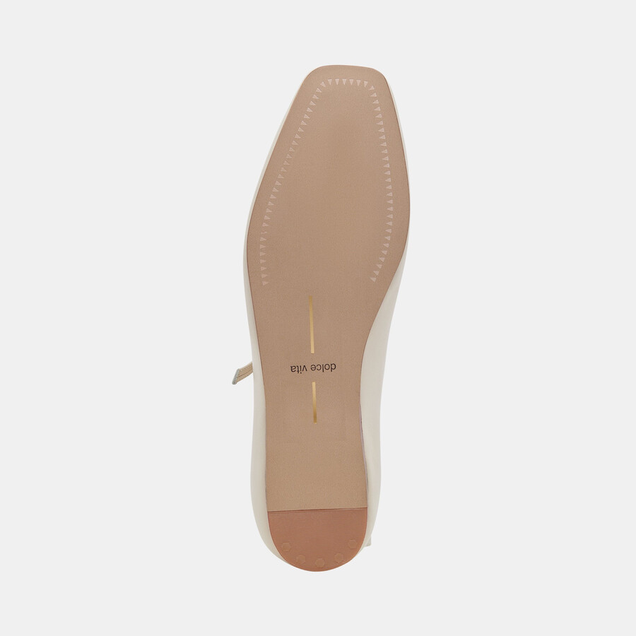 reyes weite ballerinas elfenbeinleder