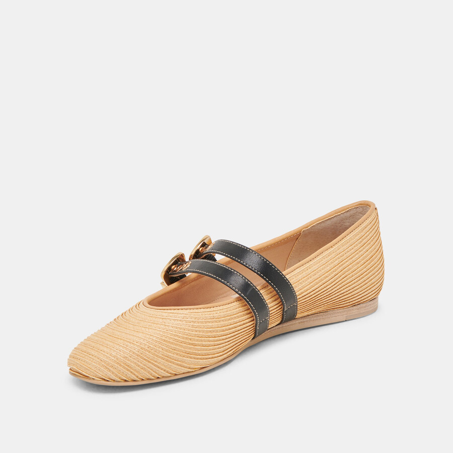 baylee ballerinas aus naturraffia