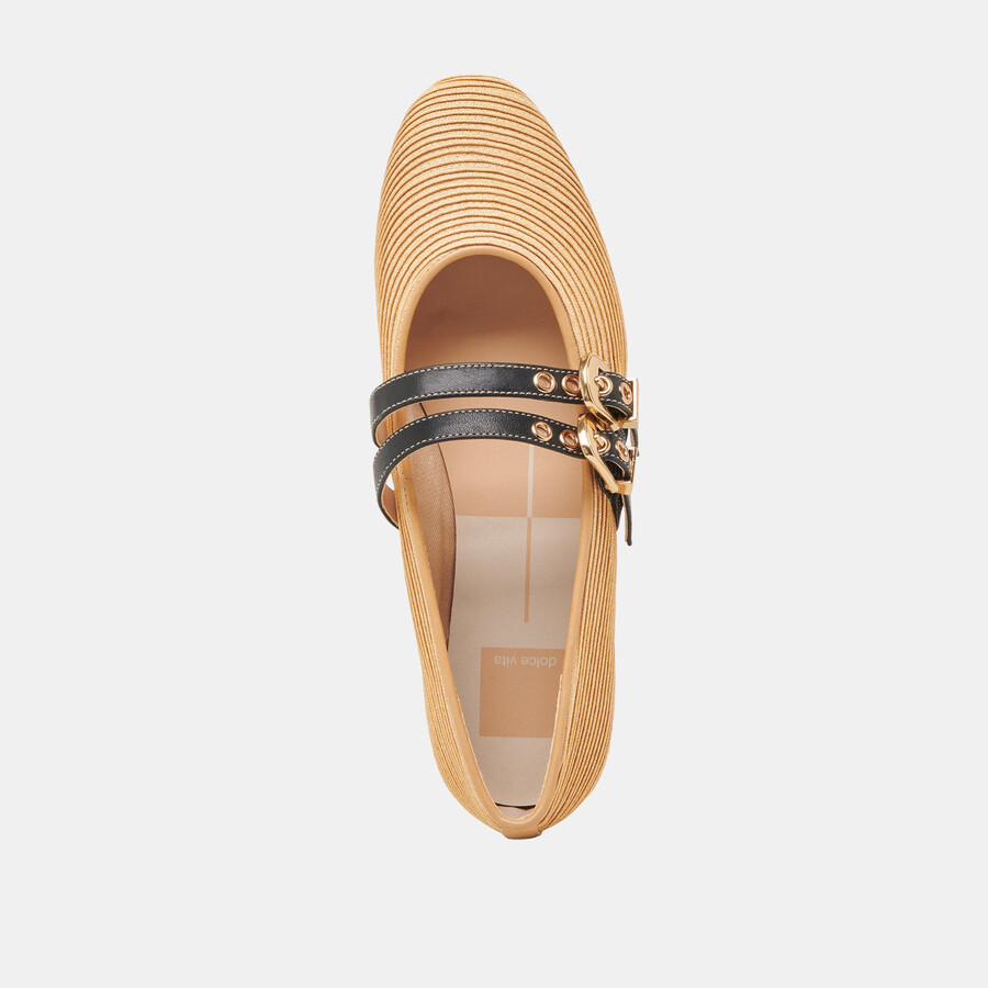 baylee ballerinas aus naturraffia