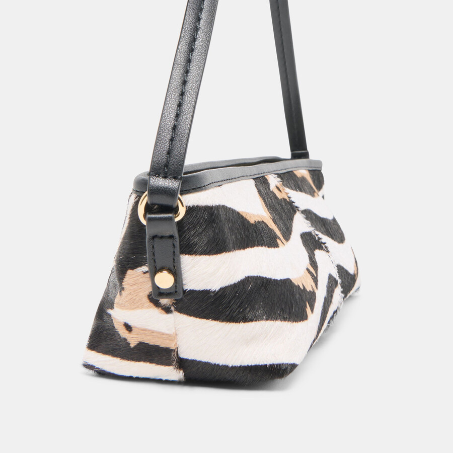 savaii schultertasche aus zebra-kalbsleder