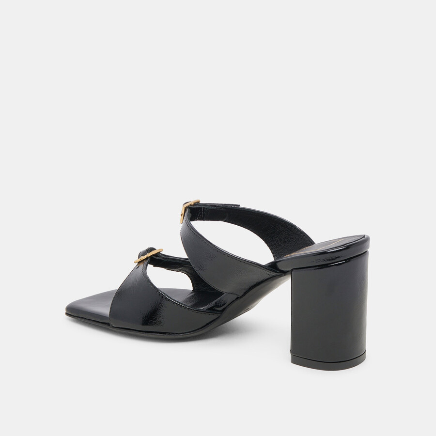 shane heels midnight crinkle lackleder