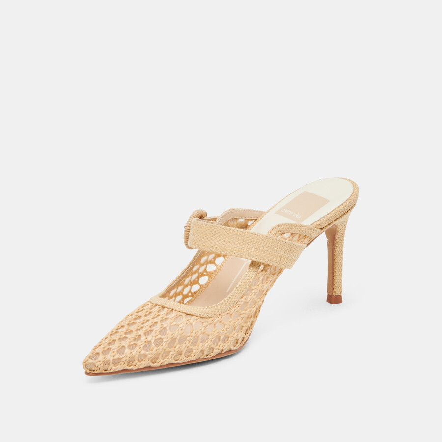 keekee heels hellnatur gewebtes raffia