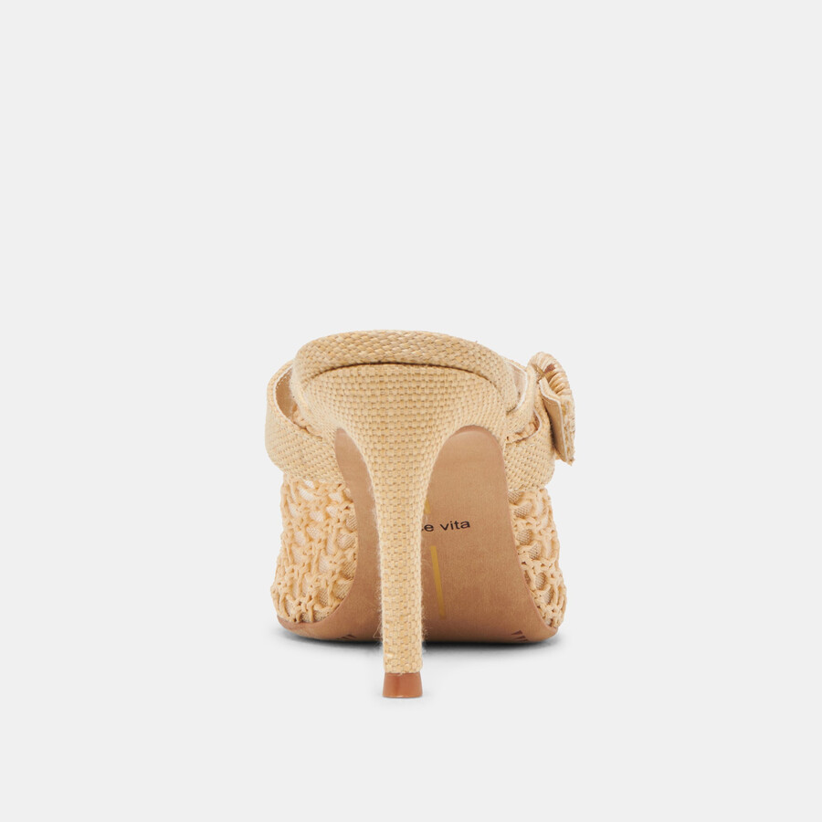 keekee heels hellnatur gewebtes raffia