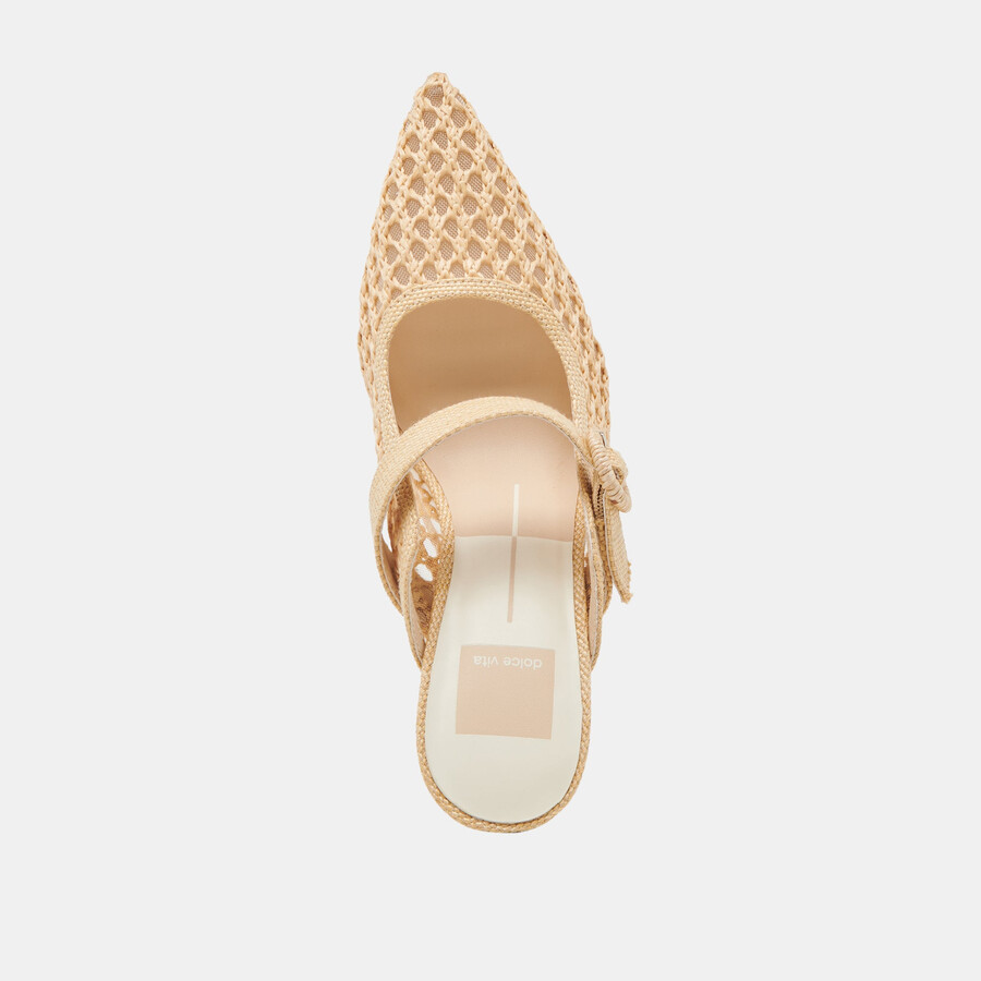 keekee heels hellnatur gewebtes raffia