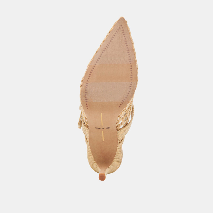 keekee heels hellnatur gewebtes raffia