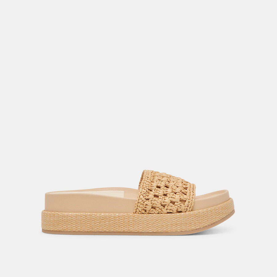 sidona sandalen hell natur raffia