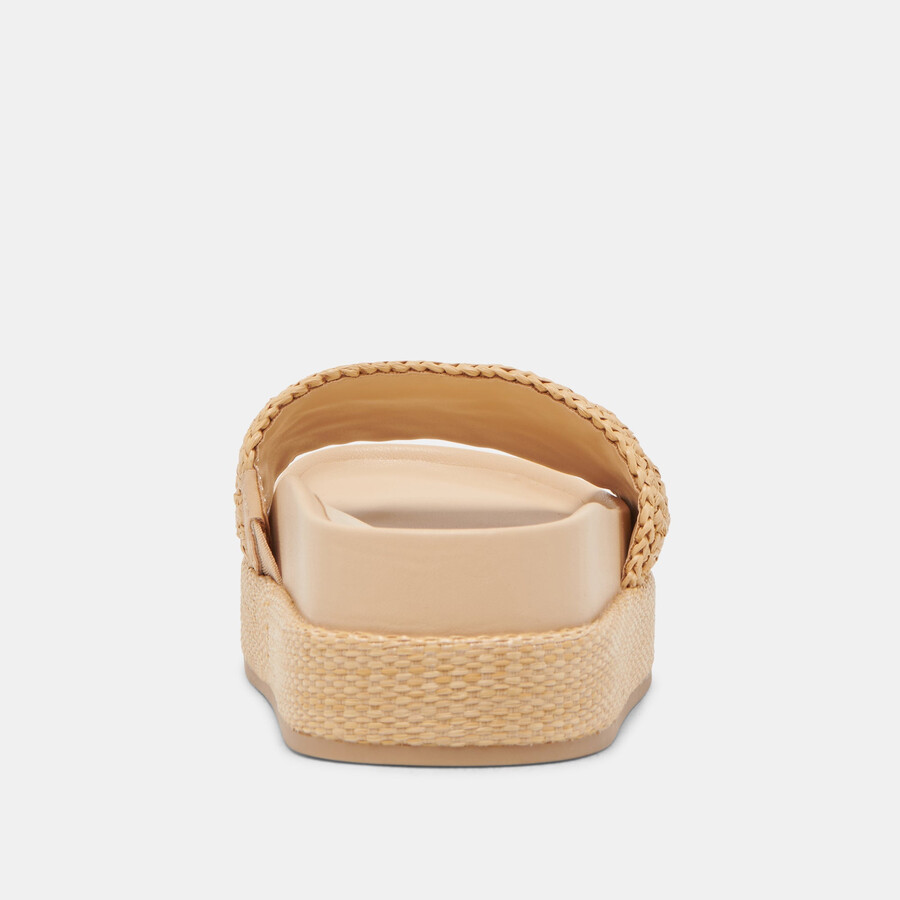 sidona sandalen hell natur raffia