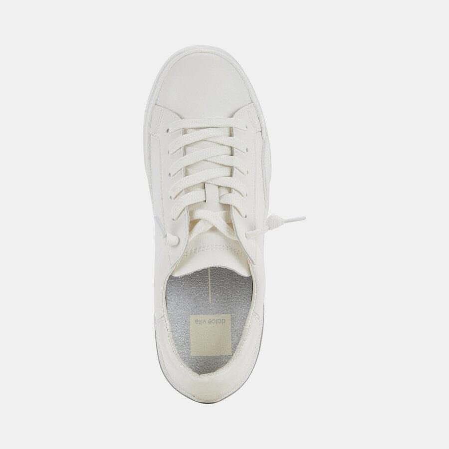 zina 360 sneakers weiß recyceltes leder