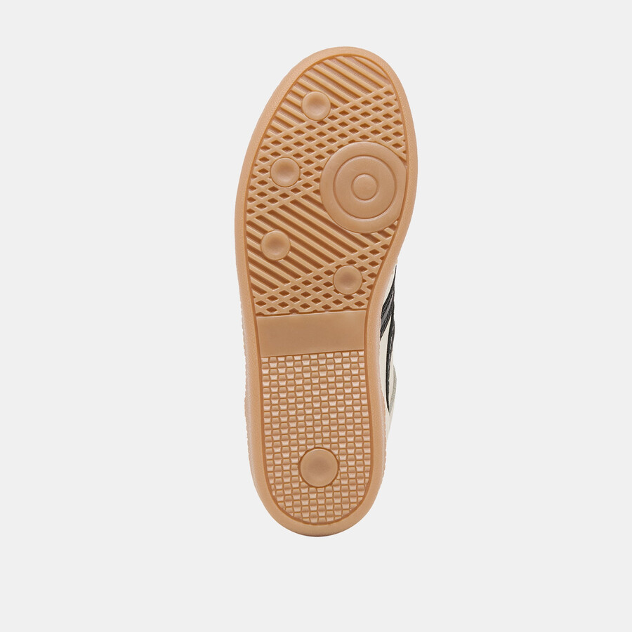 rebel sneakers weiß schwarz leder